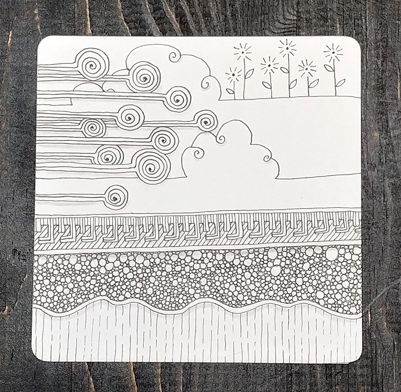 The Zentangle Tiles of April 2017 - Tiny Troll Studios